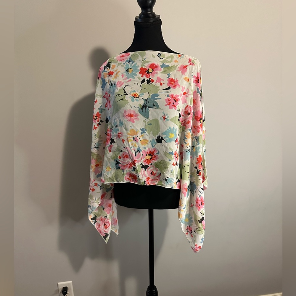 2 Clientele Floral Print open cover up
